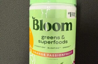 Bloom Greens & Superfoods ORANGE PASSIONFRUIT  25 servings EXP 2026, 100% Real