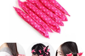 10 Pcs Hair column Night Sleep sponge curling iron curler elastic soft pillow hair curl DIY sponge hair styling column tool