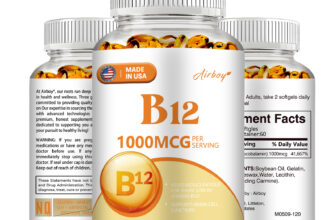 Vitamin B12 Capsules 1000mcg – Energy Booster, Nervous System Health, Anti-Aging
