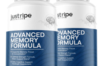 2 Pack Advanced Memory Formula – Best Nootropic Brain Supplement  Memory & Focus