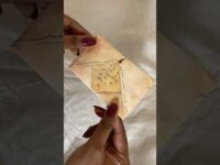 Origami envelope love letter