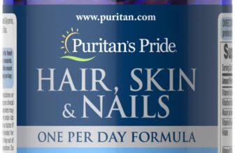 Puritan’s Pride Hair, Skin & Nails One Per Day Formula – 60 Softgels
