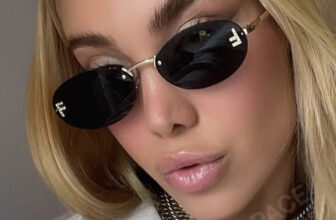 Luxury Brand Designer Rimless Sunglasses 2024 New In Retro Oval Metal Gafas De Sol Outdoors Sunscreen Vacation UV400 #300371