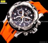 NEW Invicta Men 51mm Speedway Swiss Ronda Z60 Chronograph SS BLACK DIAL Watch !!