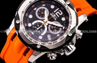 NEW Invicta Men 51mm Speedway Swiss Ronda Z60 Chronograph SS BLACK DIAL Watch !!