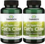 Swanson Cat’s Claw 500 mg 2X 100 Cap Support Immune, Digestive, Joint Health