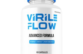 Virile Flow Capsules For Men, All Natural VirileFlow Supplement (1 Pack)