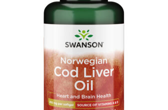 Swanson Cod Liver Oil 350 mg 180 Softgels