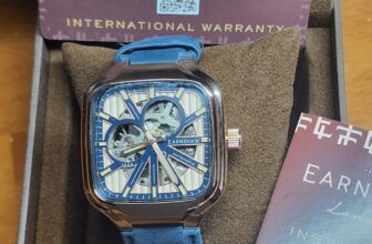 Thomas Earnshaw Engineer Paxton Skeleton Automatic Stainless Steel Wristwatch