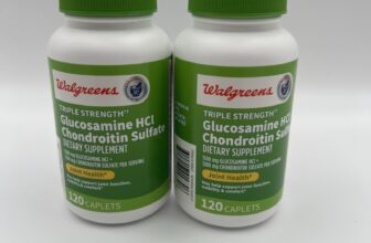 Walgreens Triple Strength Glucosamine HCl Chondroitin Sulfate Joint Health 2 PK
