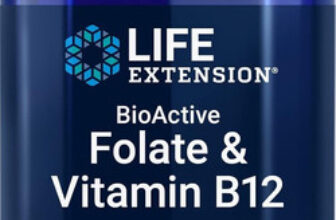 Life Extension BioActive Folate & Vitamin B12, 150 Vegetarian Capsules -…