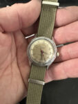 Vintage Montanus Military Style 1940s Watch. Serviced