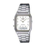 Casio New AQ-230A-7D Retro Digital Analog Alarm Mens Watch AQ-230 4971850540281