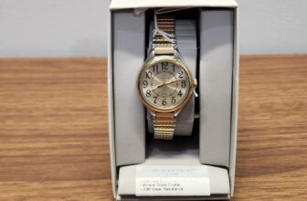 Viewpoint by Timex CC3D82500 Women’s 2-Tone Expansion Watch Champagne Dial ~ NEW