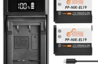 EN-EL19 EN EL19 NP-BJ1 Battery+LED USB Charger for Nikon Coolpix S2600 S2700 S3100 S3500 S4100 S4150 S4400 S5200 S6400