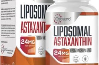 Liposomal Astaxanthin Supplement 24 MG Maximum Absorption Antioxidant Stronge…
