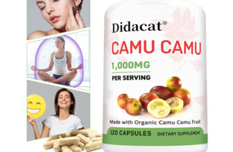 Camu Camu Fruit Capsules,Improve Skin Health,Balance Blood Circulation 120 Caps