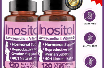 Myo-Inositol Supplement for PCOS with Ashwagandha and Vitamin D-120 Capsules NEW