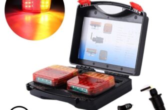 Wireless Led Rear Tail Lights Battery Operated USB Magnetic Tow Towing Trailer