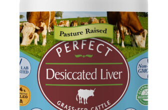 Perfect Supplements Desiccated Beef Liver 100% Grass Fed Cow – 120 Caps