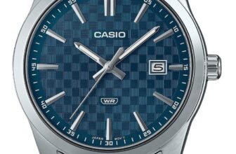 Casio Standard Analog Stainless Steel Blue Dial Quartz MTP-VD03D-2A2 Men’s Watch