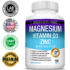 Zinc Calcium Magnesium & Vitamin D Complex Supplement Bone Muscle Immune Support