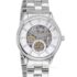 Roberto Cavalli Womens Watch Glitz Pave Crystal Dial Silver Stainless Steel Band