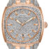 Bulova Women’s Phantom Crystal Accents Quartz Silver Pave Dial 32mm Watch 96L278