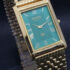 Seiko Slim Quartz GOLD FACE New Battery BLACK BAND Japanese Men’s Wrist Watch