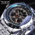 CURREN Men Sport Watches Luxury Steel Wristwatch Luminous Shockproof Stopwatch