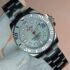 Folli Follie Match Point Embossed Leather Wristwatch Blue Silver