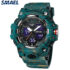 FORSINING Luxury Mens Stainless Steel Hollow Skeleton Automatic Mechanical Watch