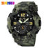 SKMEI Men Sport Digital LED Watches Camouflage Bracelet Wristwatch Boys Watch