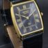 Seiko Quartz Slim men Gold Plated Day/Date Gold Dial Watch Japan made