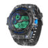 NAVIFORCE Men Leather Strap LED Waterproof Dual Display Digital Wrist Watch