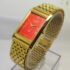 NEW GENUINE EMPORIO ARMANI WOMENS WATCH T-BAR AR1907 YELLOW GOLD WITH WHITE DIAL