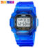 SMAEL Sport Watches Men Fashion White LED Wristwatch Boys Girls Digital Watch