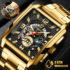 Men’s Quartz Watch Stainless Steel Analog Classic Business Wristwatch Waterproof