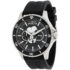 Bulova Automatic Men’s Calendar Black Leather Silver Dial Watch 42MM 96C130