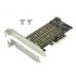 NVMe PCIe Adapter,M Key M.2 NVME SSD to PCI-E 3.0 X4 Expansion Card PCIe NVME Adapter Support 2230 2242 2260 2280