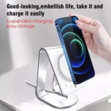 Wireless Charging Bracket For Iphone12 Phone Holder Aluminum Alloy Wireless Charging Bracket And Desktop Wireless Charging Stand