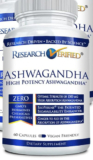 Research Verified Ashwagandha, High Potency, BioPerine, Ginger – 60 Capsules