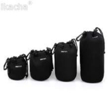 Universal Matin Neoprene Soft Video Camera Lens Pouch Bag Case Full Size S M L XL For Canon Nikon Sony Black Wholesale