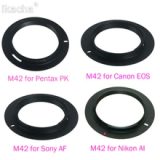 M42 Screw Camera Lens Mount Adapter Ring Accessories to for SONY AF Minolta Alpha For Canon EOS for Nikon AI for Pentax PK Lens