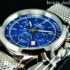 Waterproof Men’s Watch Classic Stainless Steel Quartz Luminous Luxury Wristwatch