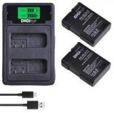 1200mAh EN-EL14 EN-EL14A Battery + LCD USB Dual Charger for Nikon D3100 D3200 D3400 D5100 D5600 DF Coolpix P7000 P7100 P7800