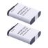 2pcs EN-EL24 ENEL24 EN EL24 Rechargeable Li-ion Batteries for Nikon 1 J5, DL18-50, DL24-85 Digital Camera