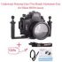 Meikon 60m/195ft Underwater Camera Housing Case for Nikon D800+Two Hands Aluminium Tray,Diving Equipment Waterproof Camera Bags