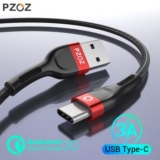 PZOZ USB Type C Cable usb c Fast Charging Data Cord Charger usb-c For Samsung S10 S9 S8 Plus Huawei Mate 20 Pro P10 Type-c cable