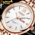 Orient Quartz White Watch Gold Dial Men’s Watch 3 Star